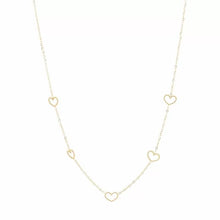 Afbeelding in Gallery-weergave laden, Hartjes ketting - Goud
