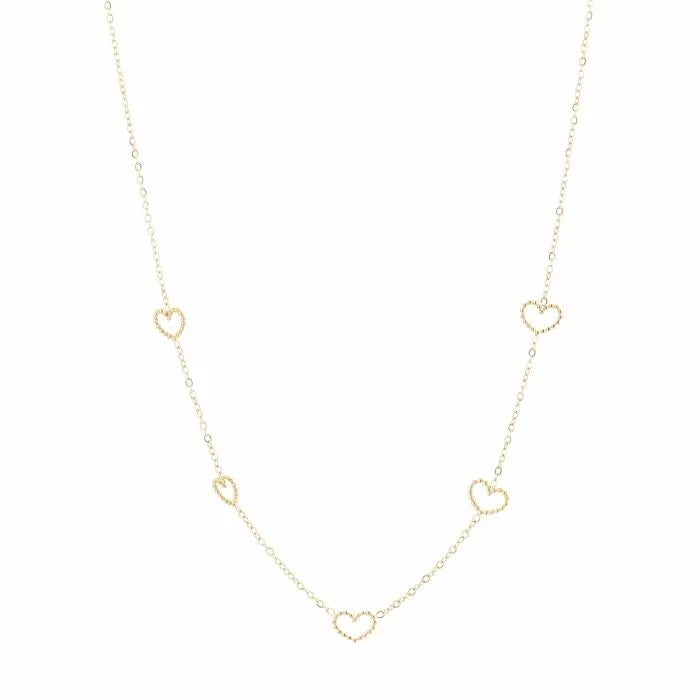 Hartjes ketting - Goud