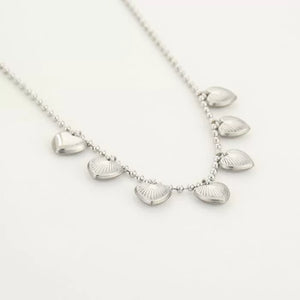 Ketting hartjes - Zilver