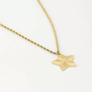 Gouden ketting - Ster