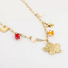 Afbeelding in Gallery-weergave laden, Bedel ketting met bloem - Goud
