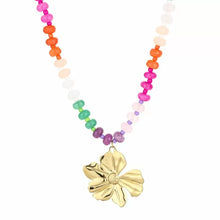 Afbeelding in Gallery-weergave laden, Kralen ketting met bedel - Regenboog
