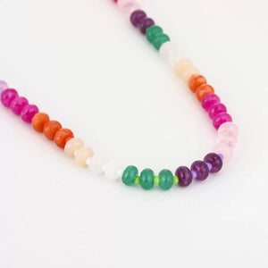 Kralen ketting - Regenboog