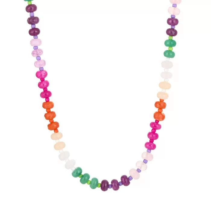 Kralen ketting - Regenboog