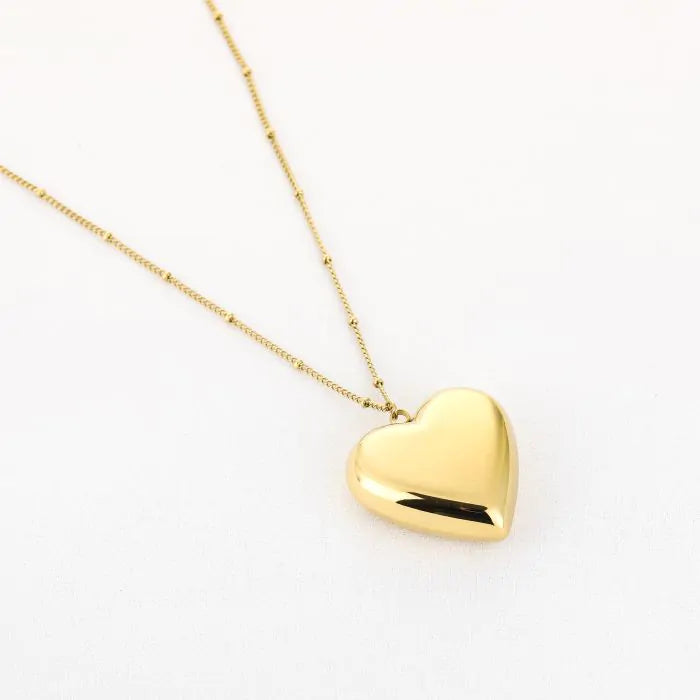 Ketting Hart Bedel Goud