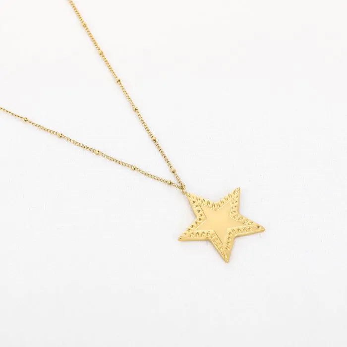 Ketting Ster Bedel Goud