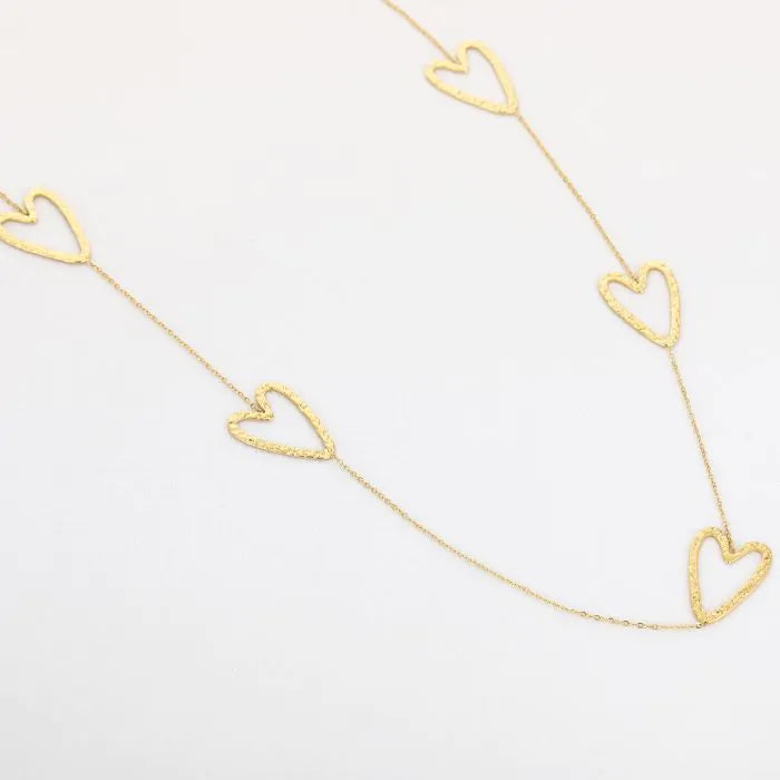 Ketting Hartjes Goud