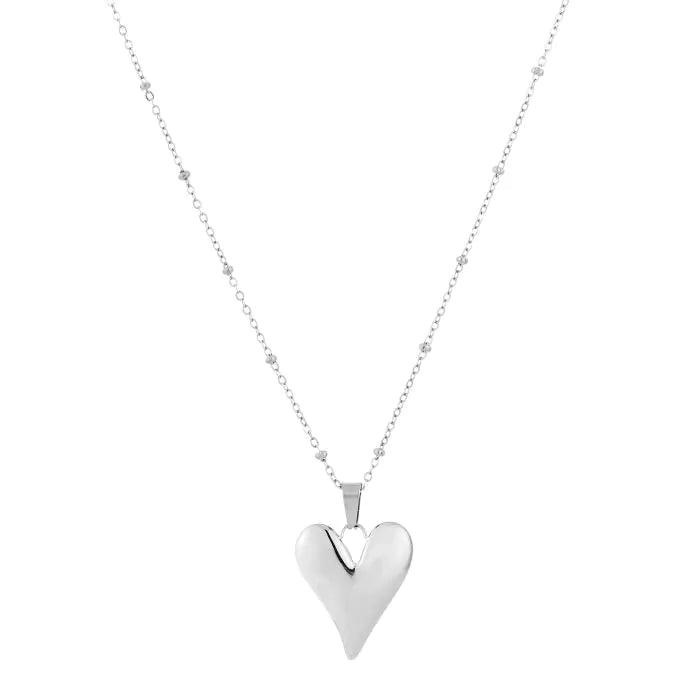 Ketting hart - Zilver