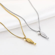 Afbeelding in Gallery-weergave laden, Ketting visje - Zilver
