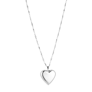 Lange ketting Hart - Zilver