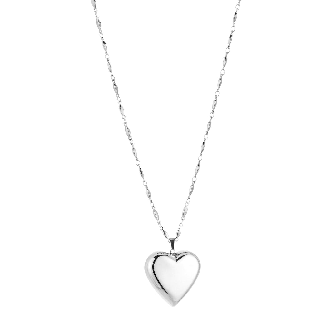 Lange ketting Hart - Zilver