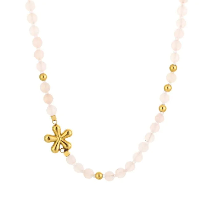 Ketting kralen - Beige