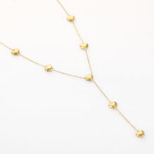 Afbeelding in Gallery-weergave laden, Ketting met hartjes - Goud
