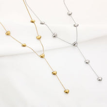 Afbeelding in Gallery-weergave laden, Ketting met hartjes - Goud
