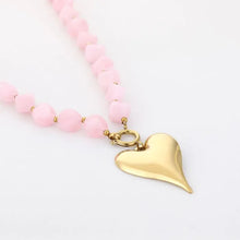 Afbeelding in Gallery-weergave laden, Ketting hart - Roze
