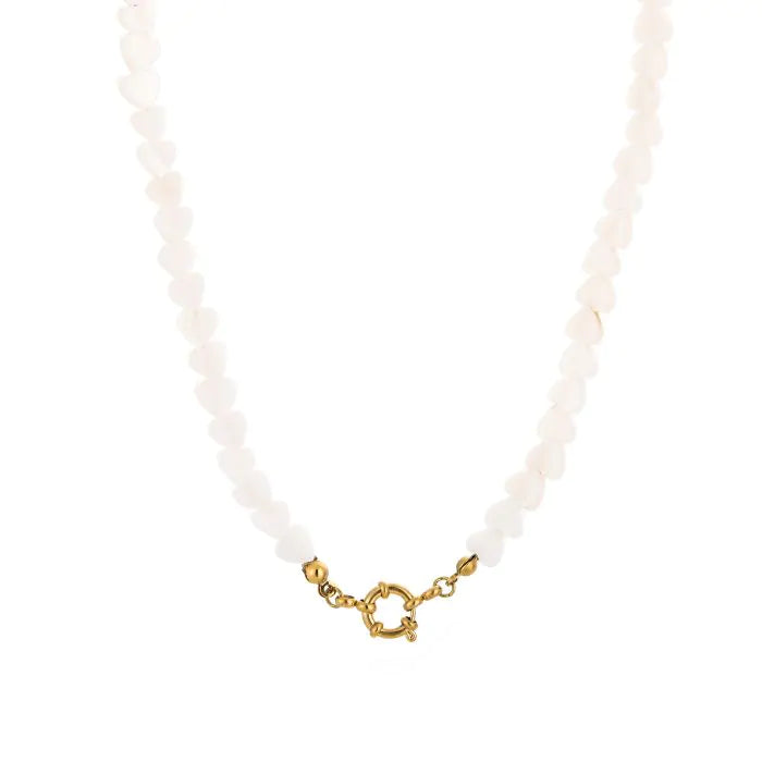 Ketting hartjes - Wit