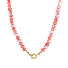 Afbeelding in Gallery-weergave laden, Ketting hartjes - Rood
