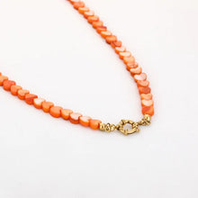 Afbeelding in Gallery-weergave laden, Ketting hartjes - Oranje
