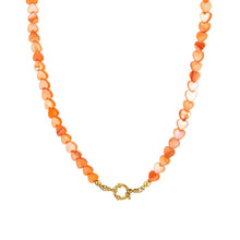 Afbeelding in Gallery-weergave laden, Ketting hartjes - Oranje

