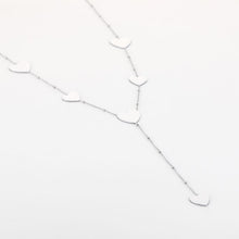 Afbeelding in Gallery-weergave laden, Lange ketting hartjes - Zilver
