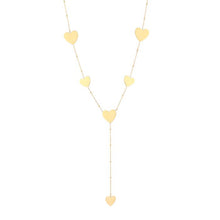 Afbeelding in Gallery-weergave laden, Lange ketting hartjes - Goud
