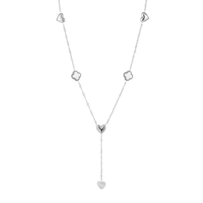 Lange ketting bedels - Zilver