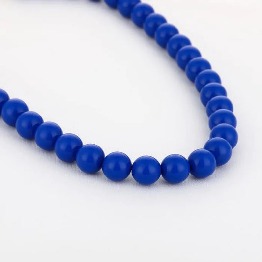 Kralen ketting - Cobalt blauw