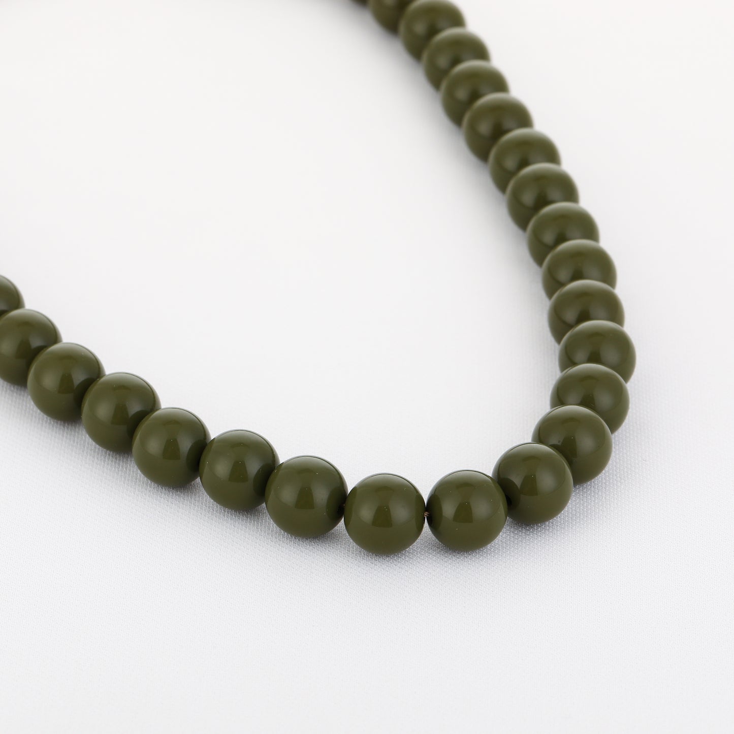 Kralenketting Ibiza S - Olijf
