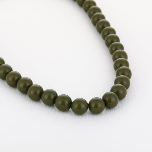 Kralenketting Ibiza S - Olijf