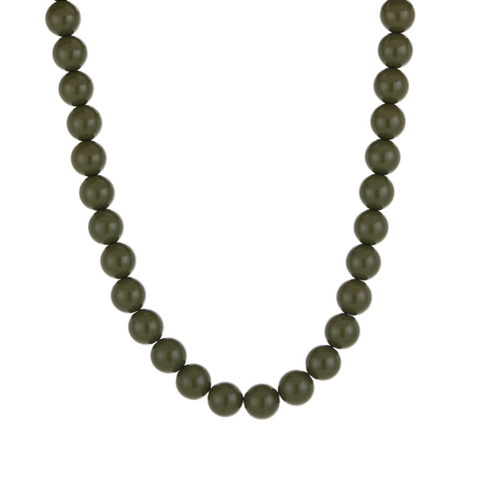 Kralenketting Ibiza S - Olijf