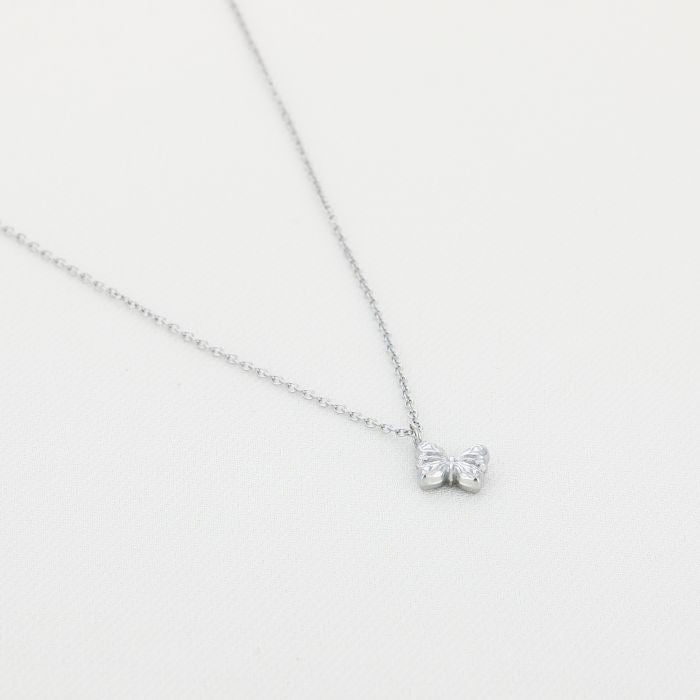 Ketting vlinder - Zilver