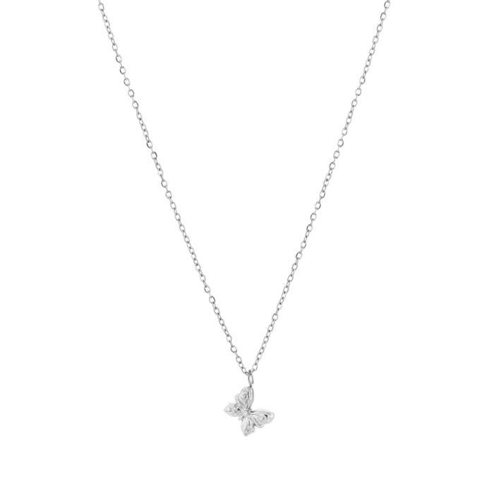 Ketting vlinder - Zilver