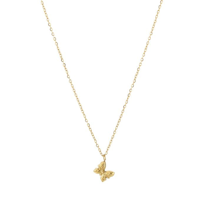 Ketting vlinder - Goud