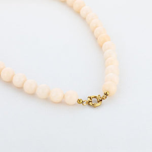 Kralen ketting - Beige