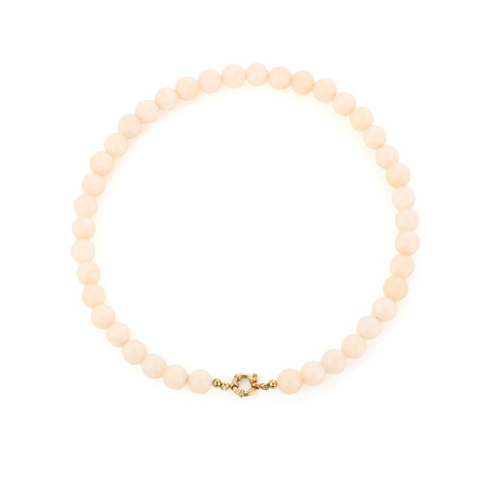 Kralen ketting - Beige