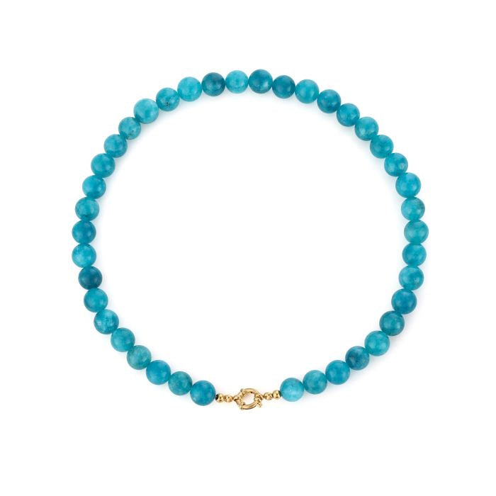 Kralen ketting - Blauw