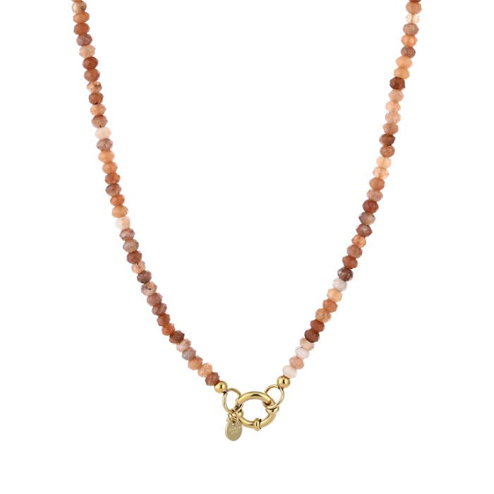 Kralen ketting klein - Bruin