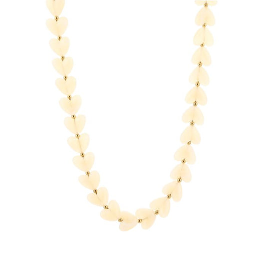 Kralenketting Amour M - Beige