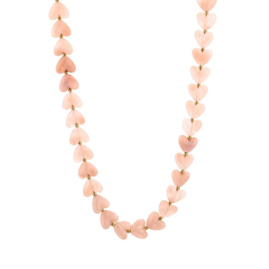 Kralenketting Amour M - Lichtroze