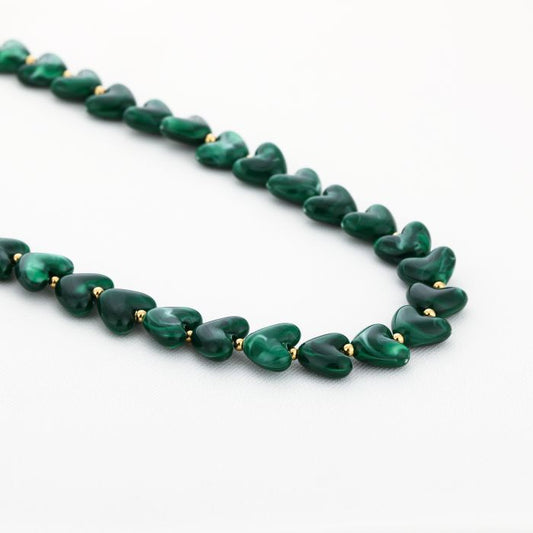 Kralenketting Amour M - Groen