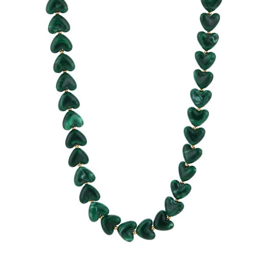 Kralenketting Amour M - Groen
