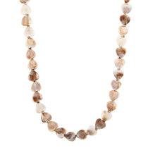 Afbeelding in Gallery-weergave laden, Hartjes kralenketting - Beige
