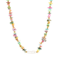 Afbeelding in Gallery-weergave laden, Kralen ketting parel - Regenboog mix
