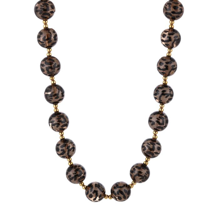 Kralenketting Animal - Tijger/Goud
