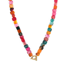 Afbeelding in Gallery-weergave laden, Ketting natuursteen - Pink mix
