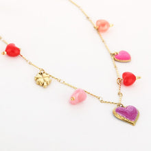 Afbeelding in Gallery-weergave laden, Bedelketting - Roze / Goud
