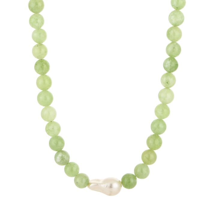 Ketting Jade Pearl - Groen