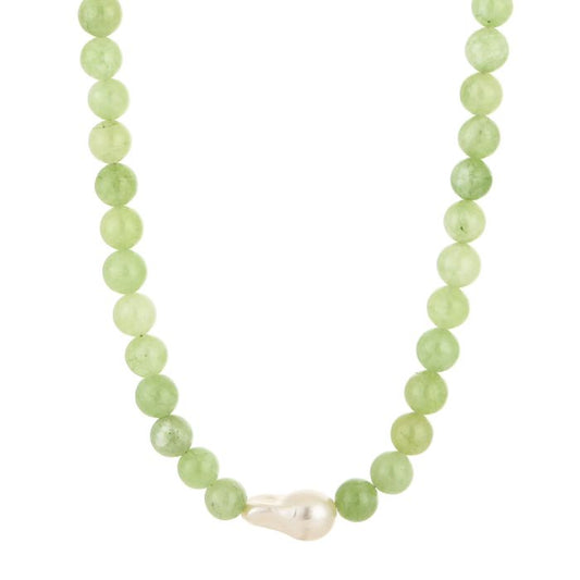 Ketting Jade Pearl - Groen