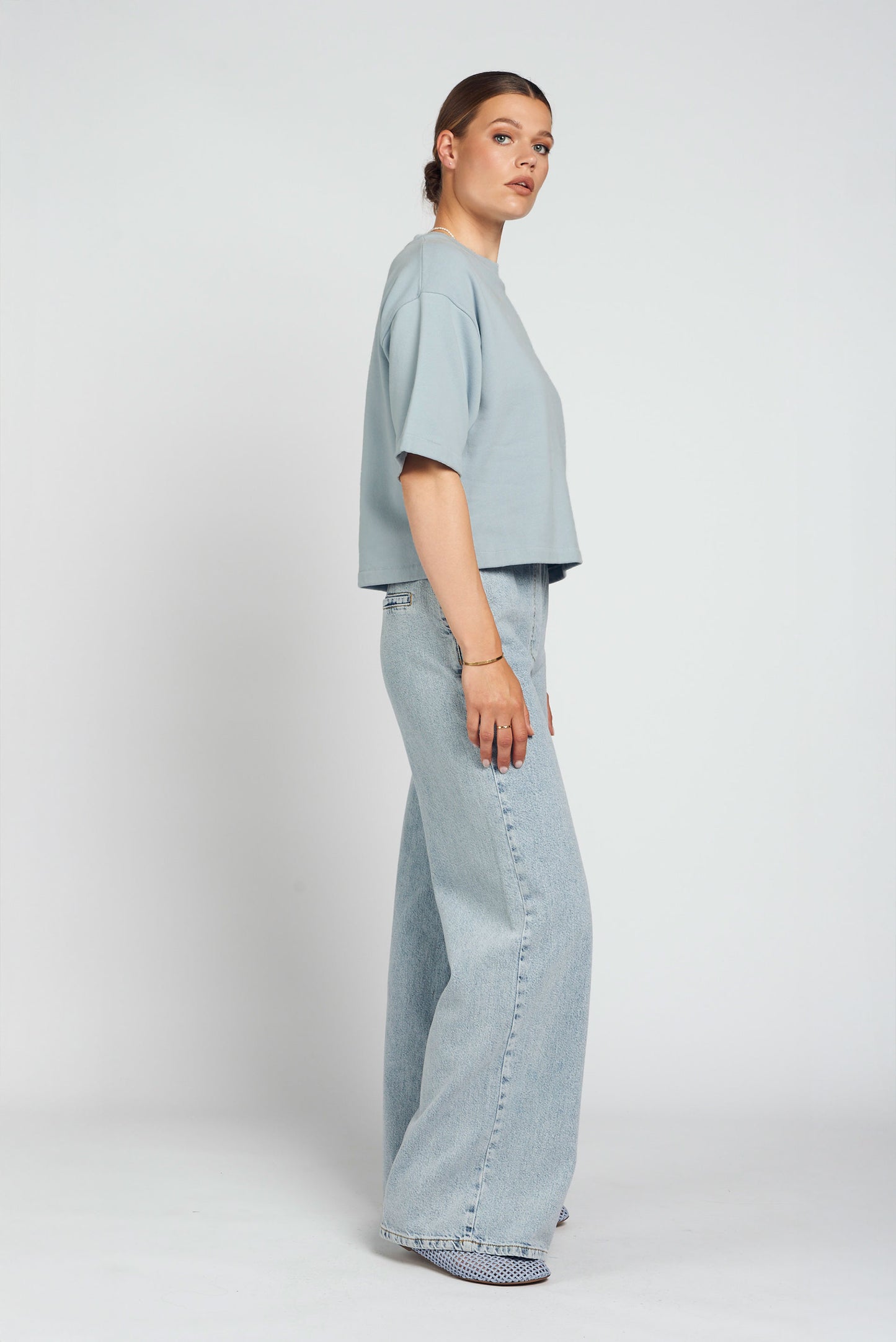Spooq -  Jott sweater - Blue fog