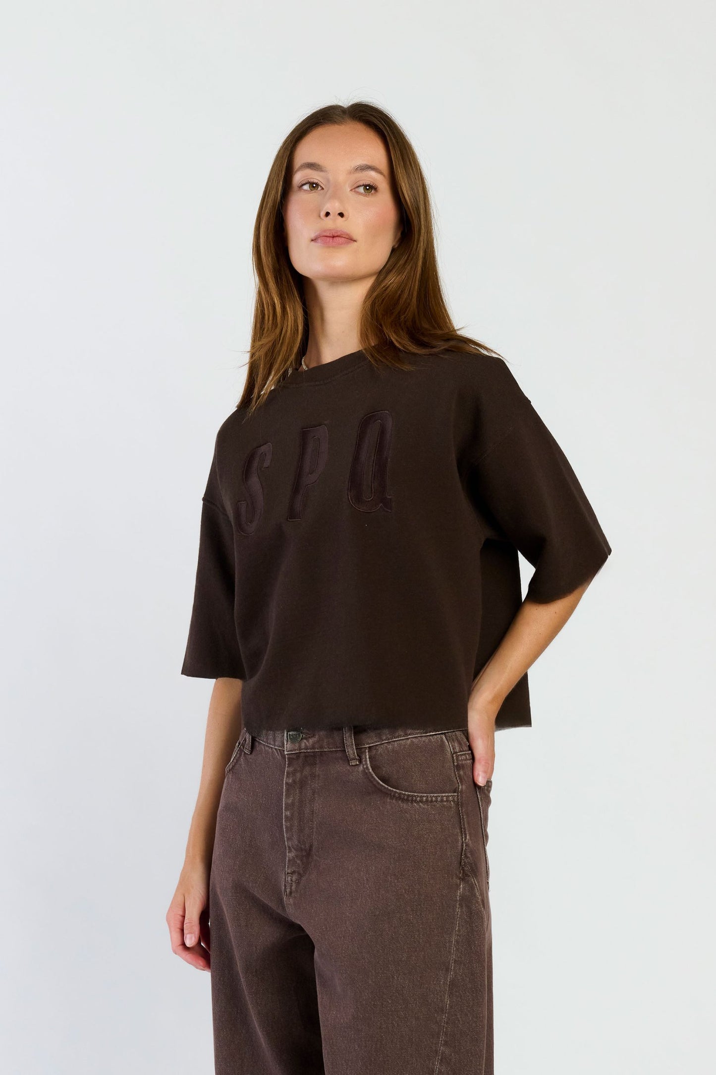 Spooq Jott sweater - Dark brown